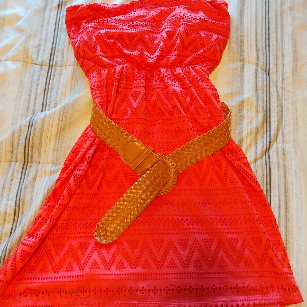 Strapless dress